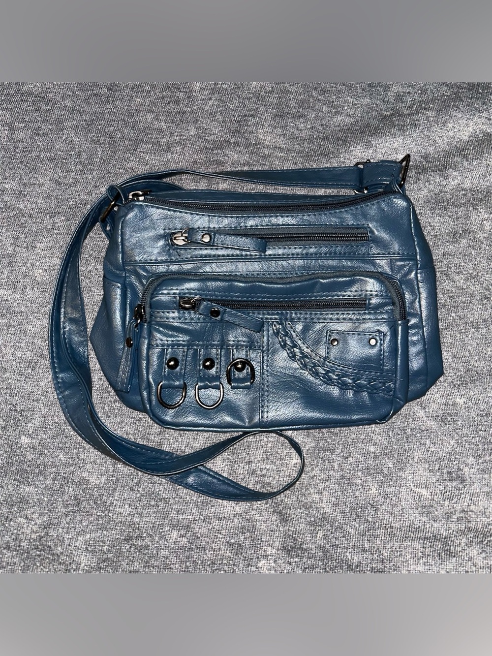 Navy Blue Shoulder Bag / Purse